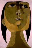 Portrait of Tania 2, by Oswaldo Guayasamin