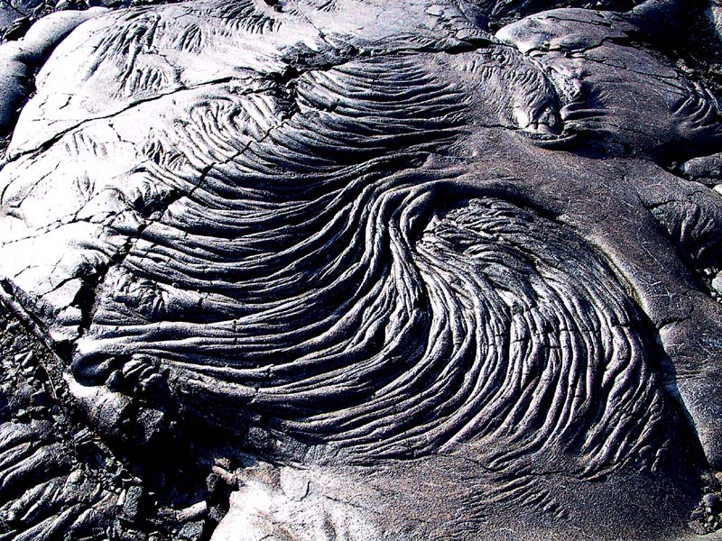 volcano lava wrinkles