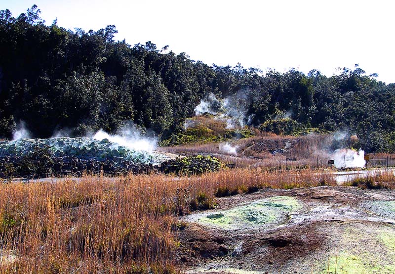 volcano sulfur field
