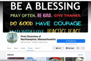 Facebook page of the First Churches of Northampton