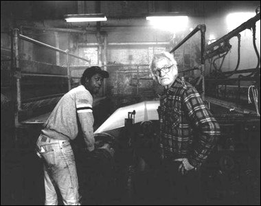 E. Hawkins and Charles Taft, Linweave Paper Company (closed in 1989), Holyoke, Massachusetts, 1989
